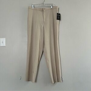 Zac & Rachel The Ultimate Women's‎ Beige Wide Leg Dress Pants Size 18